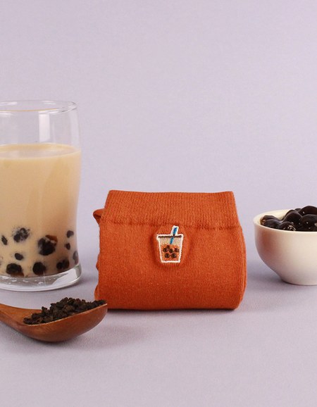 珍珠奶茶襪